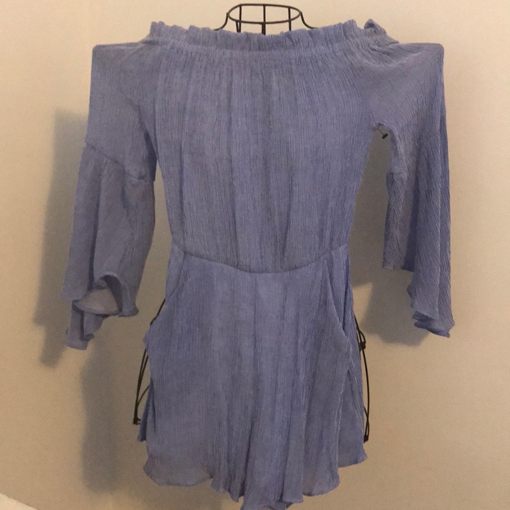 Cute off shoulder Romper